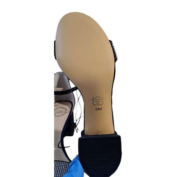 I. Miller Women's Emily Heeled Sandal Navy Size 5m - Picture 9 of 9